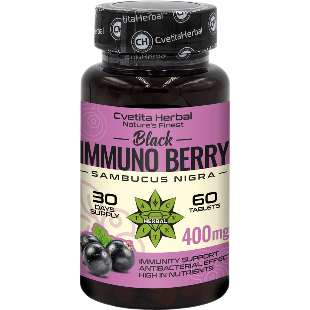 Εκχύλισμα Μαύρου Σαμπούκου - Black Immuno Berry (60 δισκία)