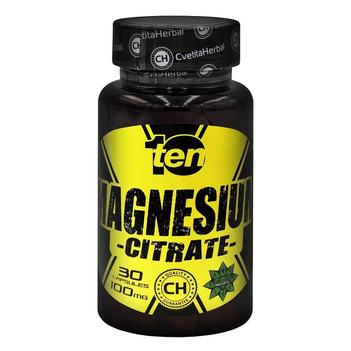 Κιτρικό Μαγνήσιο - 10/ten (30 κάψουλες x 100mg)