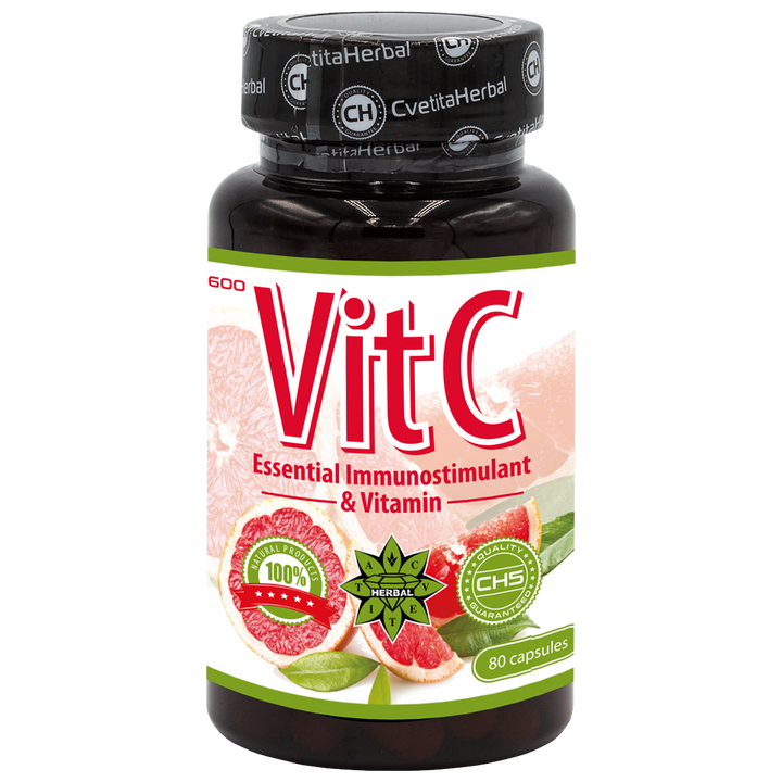 Βιταμίνη C - Βιταμίνη C (30 / 80 κάψουλες x 600 mg)