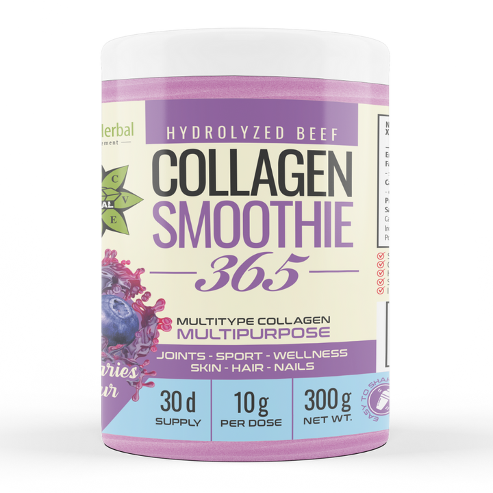Smoothie Κολλαγόνου "Μύρτιλλο" – Collagen Smoothie 365 (300 g)