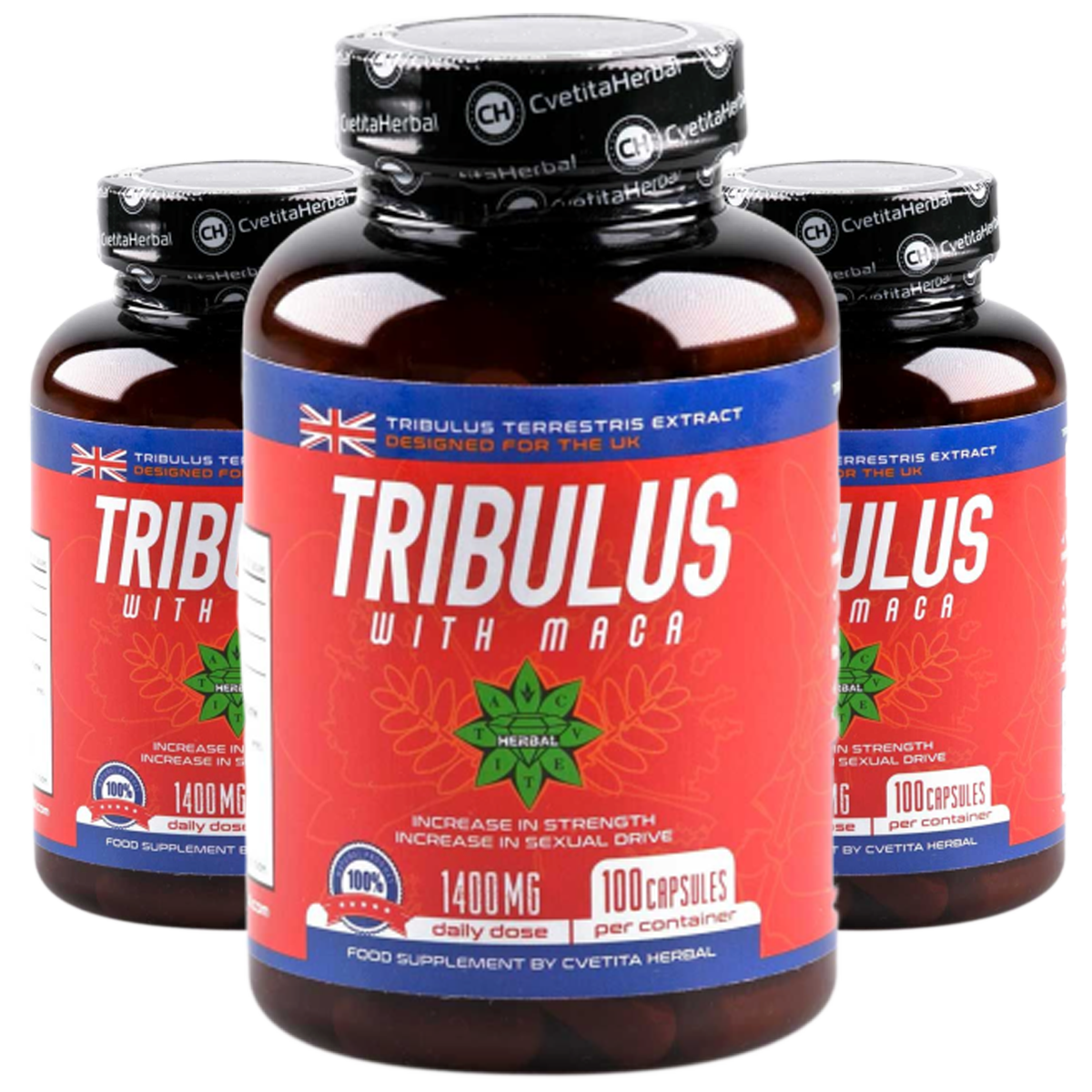 Tribulus με Maca (50 / 100 κάψουλες)