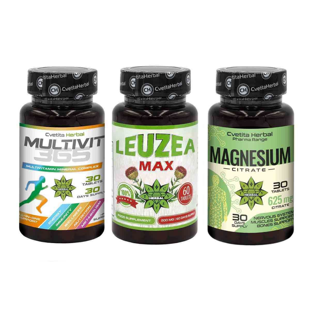 ΠΑΚΕΤΟ COMBO ΕΝΙΣΧΥΣΗΣ ΑΝΟΣΙΑΣ - LEVZEA MAX 60 ΔΙΣΚΙΑ + MULTIVIT 365 + MAGNESIUM 30 ΔΙΣΚΙΑ