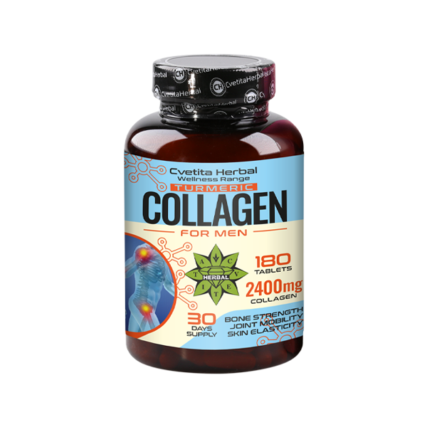 Κολλαγόνο με Κουρκουμά - Collagen Turmeric (180 δισκία x 2400 mg)