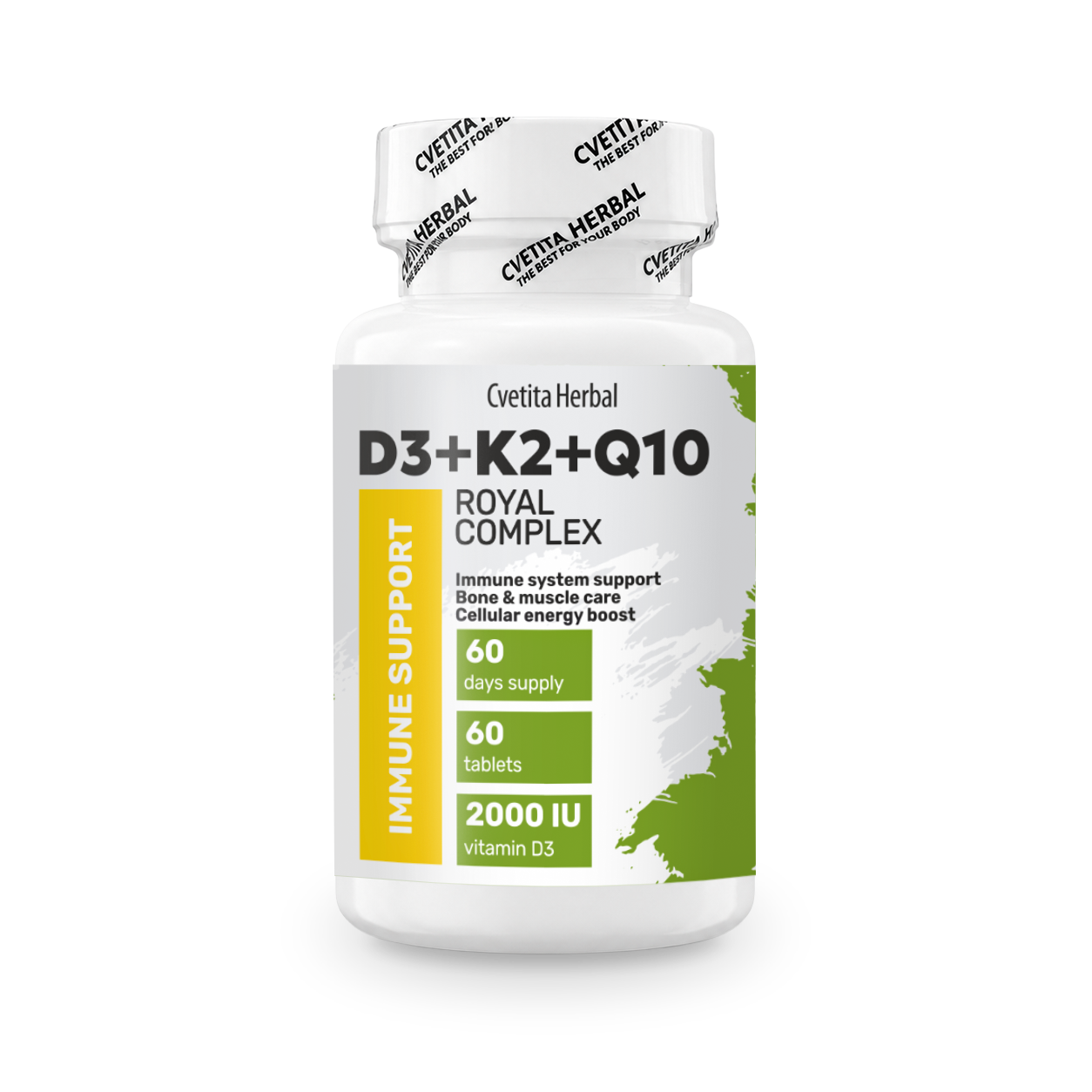 Βιταμίνη D3 + K2 + Q10 (60 ταμπλέτες)