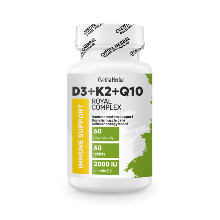 Βιταμίνη D3 + K2 + Q10 (60 ταμπλέτες)