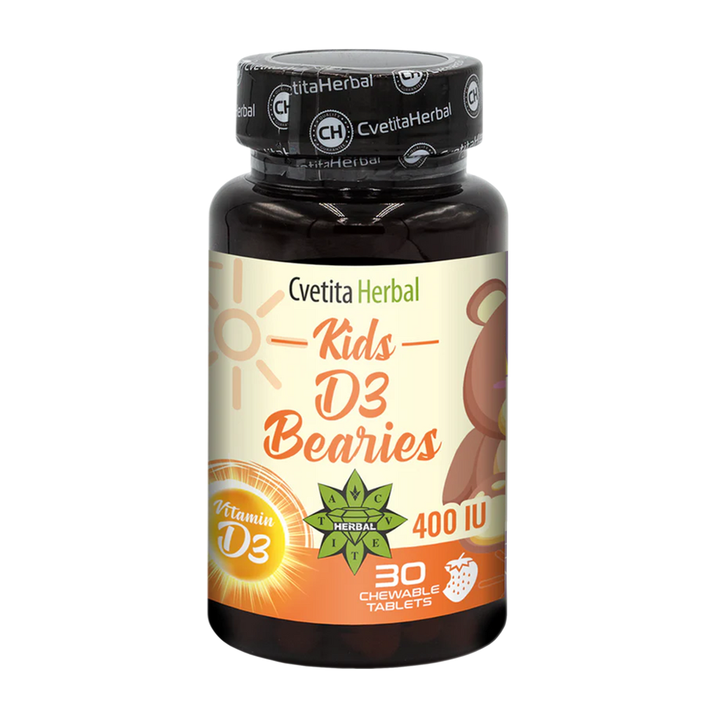 Βιταμίνη D3 για Παιδιά - Kids D3 Bearies (30 δισκία x 600 IU)