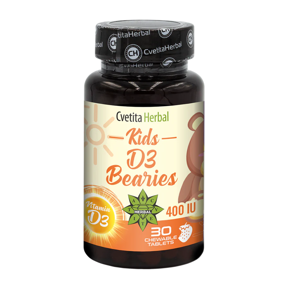 Βιταμίνη D3 για Παιδιά - Kids D3 Bearies (30 δισκία x 600 IU)