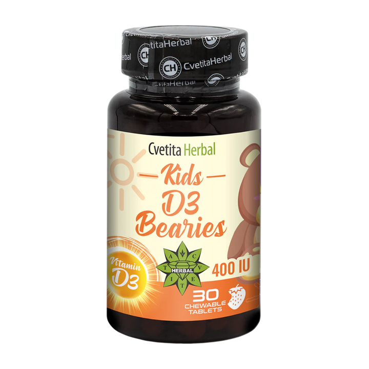 Βιταμίνη D3 για Παιδιά - Kids D3 Bearies (30 δισκία x 600 IU)