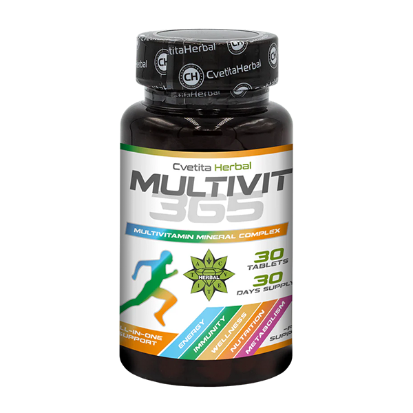 MultiVit 365 - Πολυβιταμινούχο Μεταλλικό Σύμπλεγμα (30 δισκία)