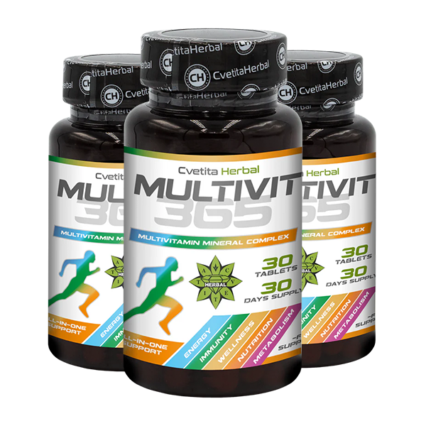 MultiVit 365 - Πολυβιταμινούχο Μεταλλικό Σύμπλεγμα (30 δισκία)