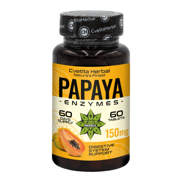 Ένζυμα Παπάγιας (60 ταμπλέτες x 150 mg)