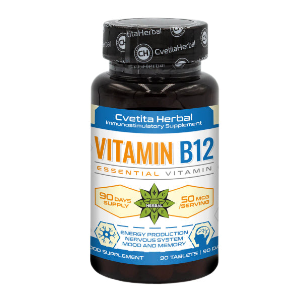 Βιταμίνη B12 - Vitamin B-12 (90 δισκία)