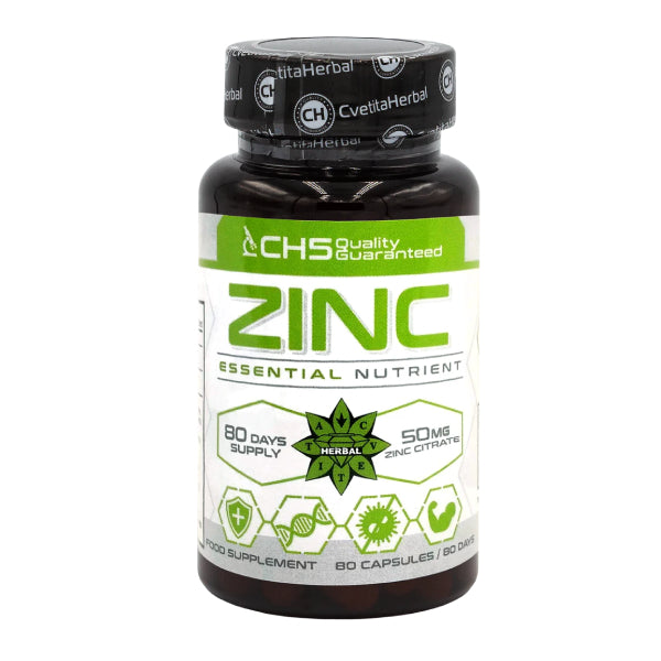 Zinc Citrate - Zinc (80 κάψουλες x 50 mg)