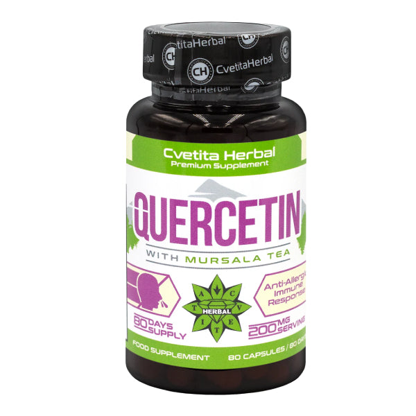 Quercetin και Mursal Tea (80 κάψουλες x 200 mg)