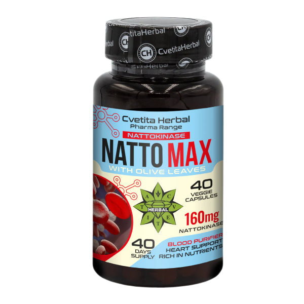 Nattokinase Complex – Natto Max (40 κάψουλες x 160 mg)