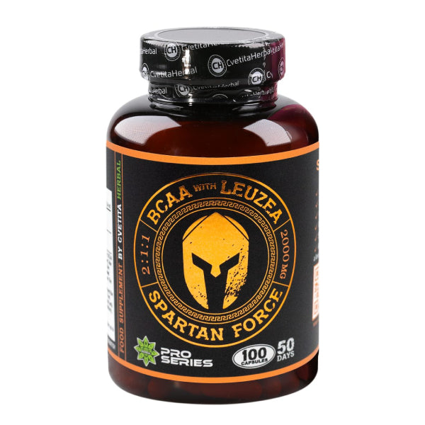 Leuzea και BCAA - Spartan Force (100 κάψουλες)