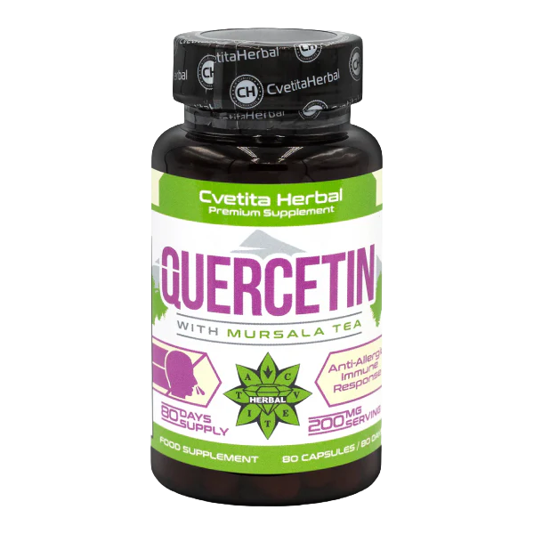 Quercetin και Mursal Tea (80 κάψουλες x 200 mg)