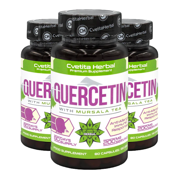 Quercetin και Mursal Tea (80 κάψουλες x 200 mg)