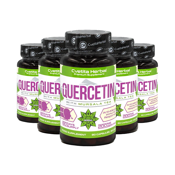 Quercetin και Mursal Tea (80 κάψουλες x 200 mg)
