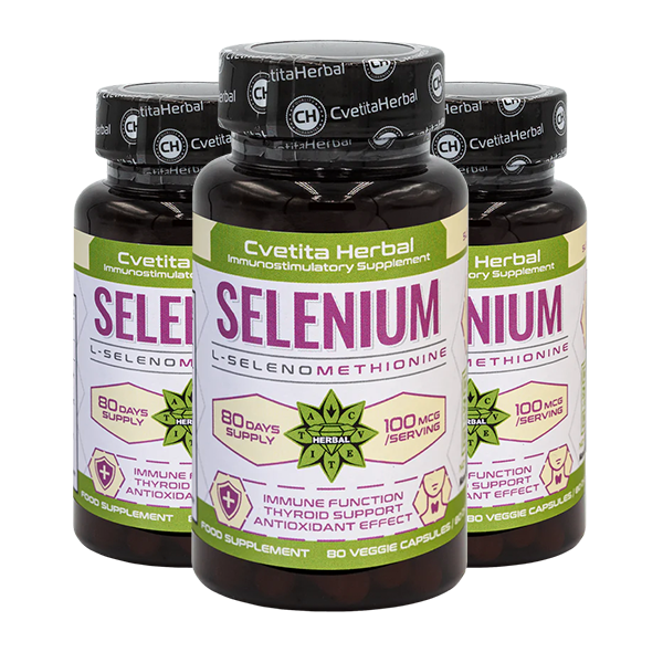 Selenium (Se) - Vegetarian (80 κάψουλες x 100 mcg)