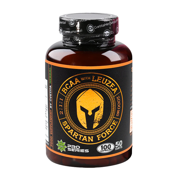 Leuzea και BCAA - Spartan Force (100 κάψουλες)