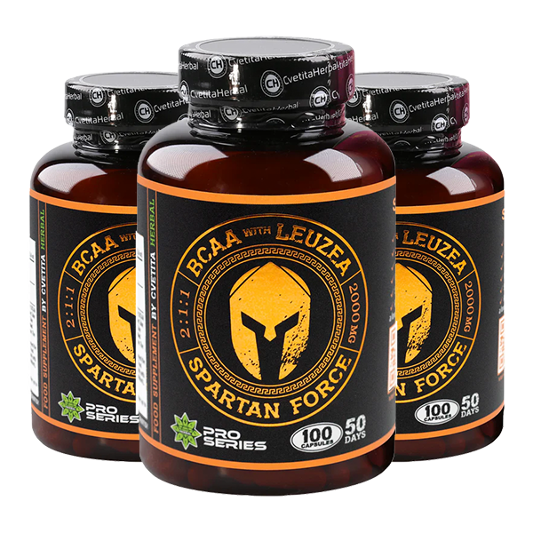 Leuzea και BCAA - Spartan Force (100 κάψουλες)
