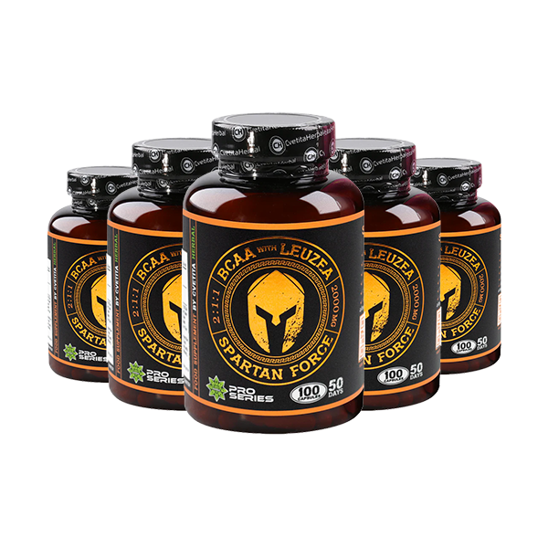 Leuzea και BCAA - Spartan Force (100 κάψουλες)