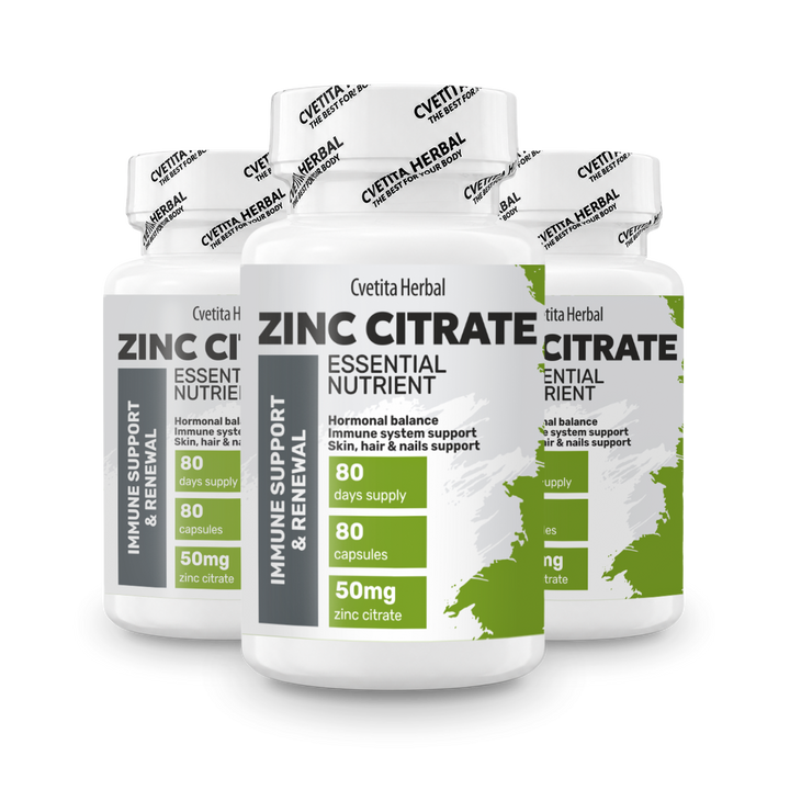 Zinc Citrate - Zinc (80 κάψουλες x 50 mg)