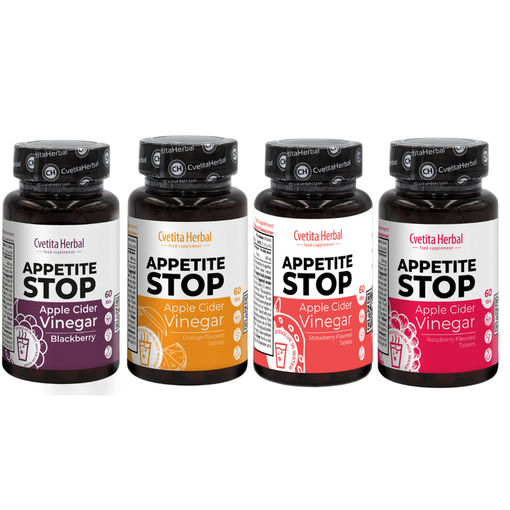 Цветита Хербал - промо пакет разтворими таблетки апетит стоп с вкус ягода, къпина, малина и портокал
