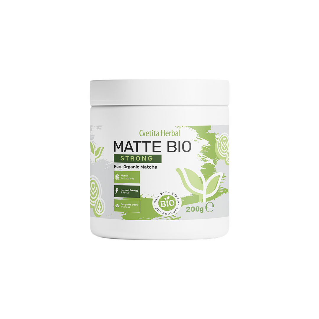 Matte Bio Strong - ΒΙΟΛΟΓΙΚΟ MATCHA LATTE