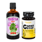 ΥΓΕΙΑ ΗΠΑΤΟΣ: G SPIKE STOP 60 δισκία + THISTLE MAX 100ml.