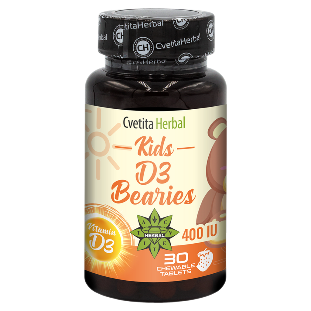 Βιταμίνη D3 για Παιδιά - Kids D3 Bearies (30 δισκία x 600 IU)