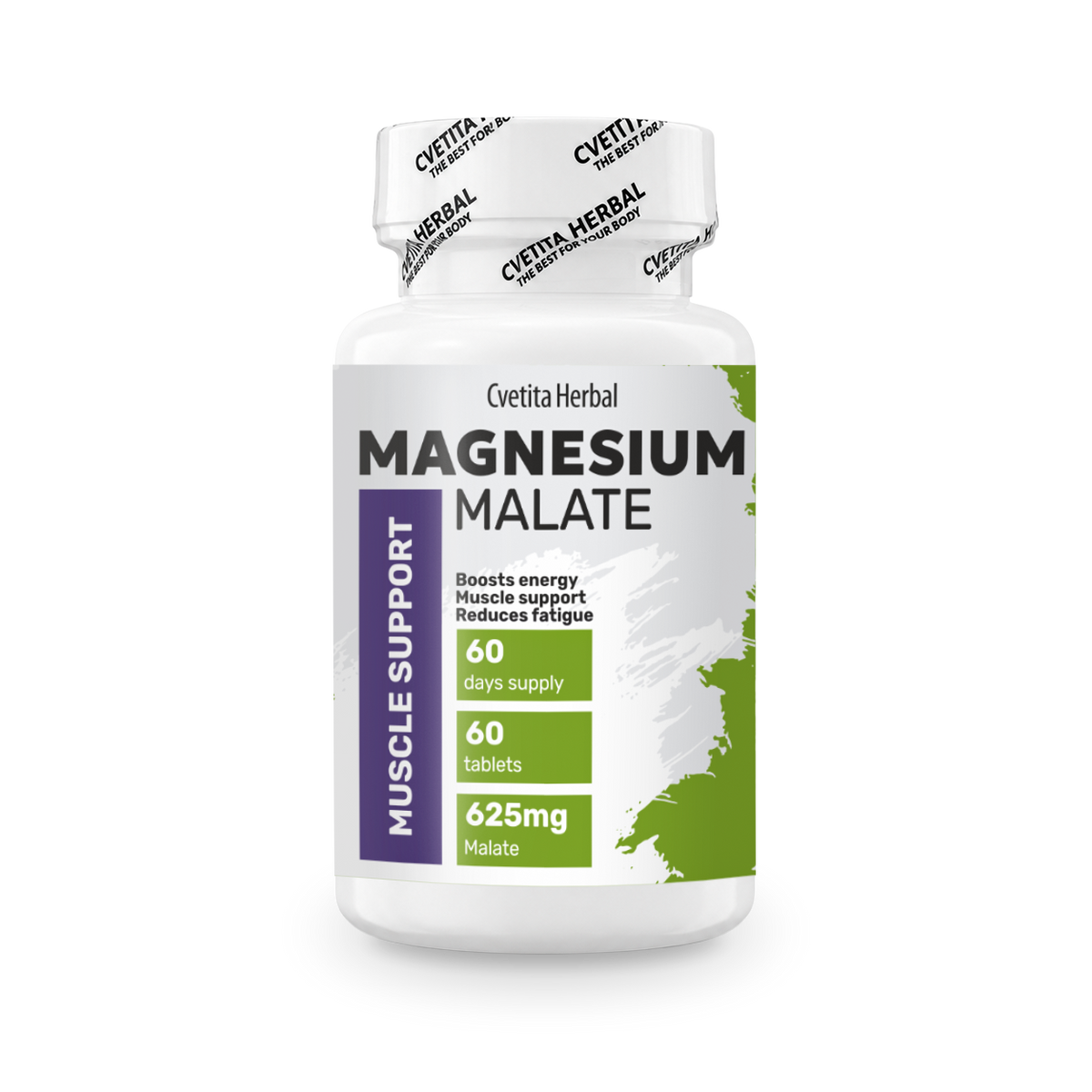 Μηλικό μαγνήσιο 625 mg, 60 δισκία, Cvetita Herbal