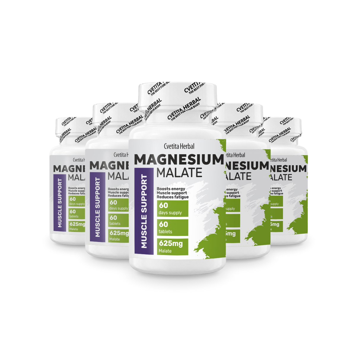 Μηλικό μαγνήσιο 625 mg, 60 δισκία, Cvetita Herbal