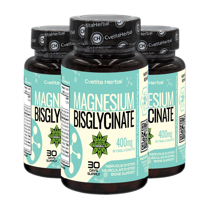 Διγλυκινικό Μαγνήσιο (30 δισκία x 400mg)