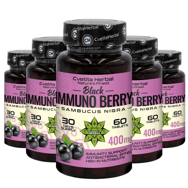 Εκχύλισμα Μαύρου Σαμπούκου - Black Immuno Berry (60 δισκία)
