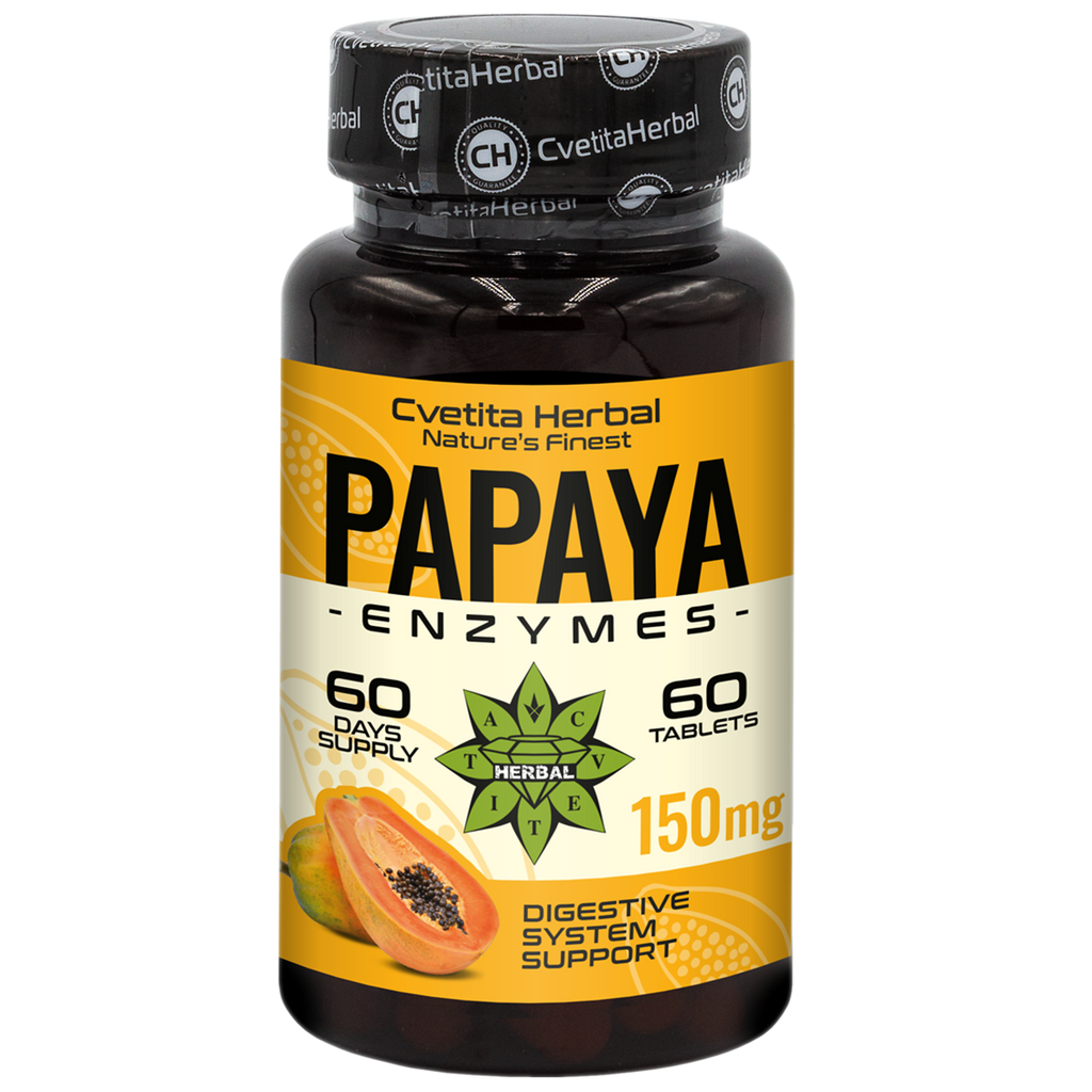 Ένζυμα Παπάγιας (60 ταμπλέτες x 150 mg)