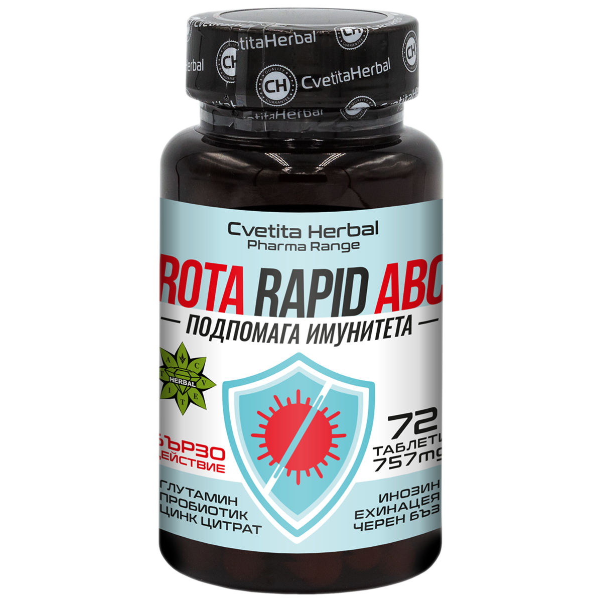 Rota Rapid ABC / Rota Rapid ABC (72 δισκία x 757 mg)