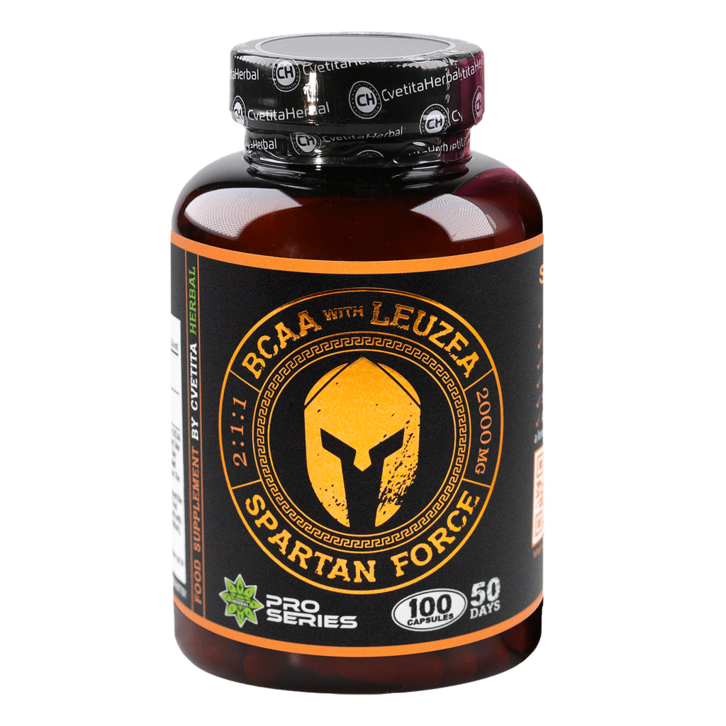 Leuzea και BCAA - Spartan Force (100 κάψουλες)