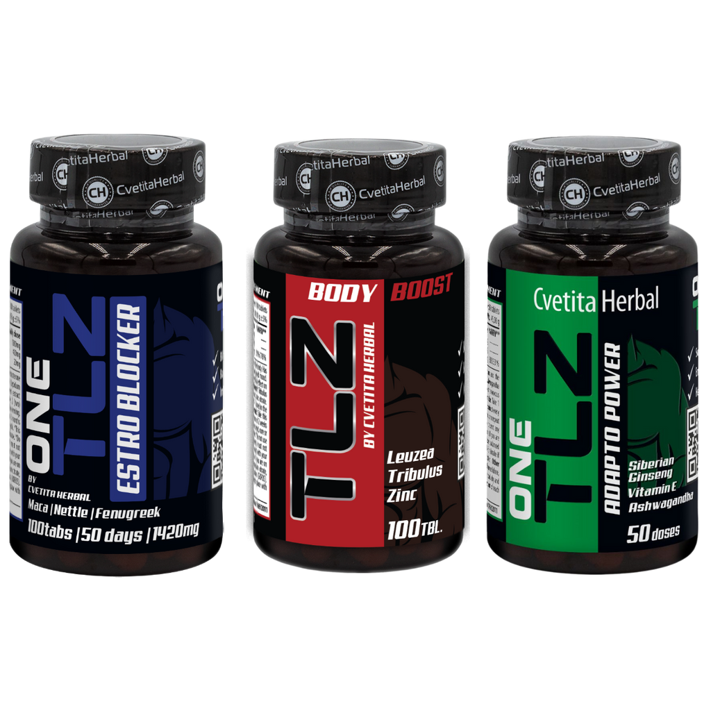 ΠΑΚΕΤΟ ΠΡΟΣΦΟΡΑΣ: TLZ BODY BOOST 100 δισκία + TLZ ESTRO BLOCKER 100 δισκία + TLZ ADAPTO POWER 50 δισκία