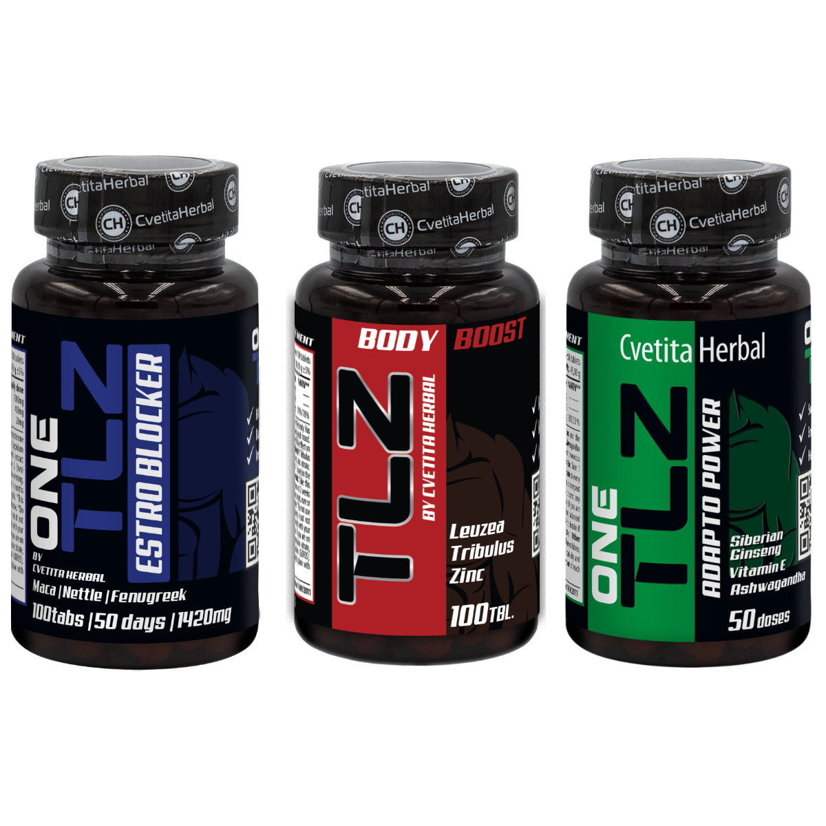 ΠΑΚΕΤΟ ΠΡΟΣΦΟΡΑΣ: TLZ BODY BOOST 100 δισκία + TLZ ESTRO BLOCKER 100 δισκία + TLZ ADAPTO POWER 50 δισκία