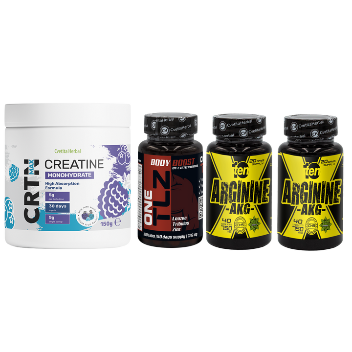 COMBO ΠΑΚΕΤΟ: TLZ + ARGININE + CRTN MAX