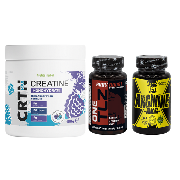COMBO ΠΑΚΕΤΟ: TLZ + ARGININE + CRTN MAX