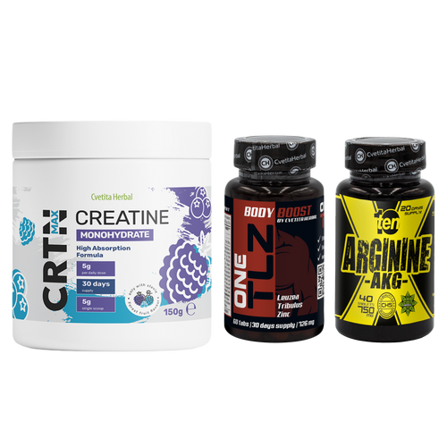 COMBO ΠΑΚΕΤΟ: TLZ + ARGININE + CRTN MAX