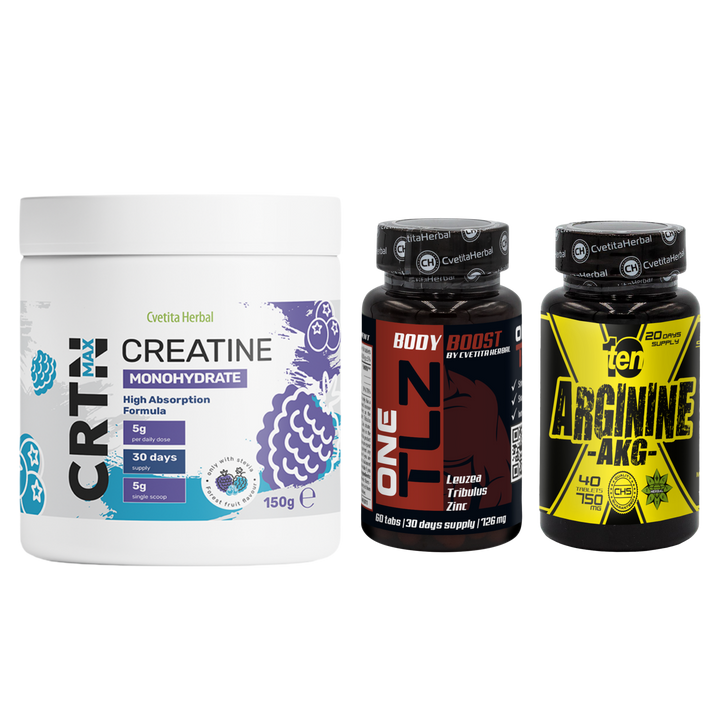 COMBO ΠΑΚΕΤΟ: TLZ + ARGININE + CRTN MAX