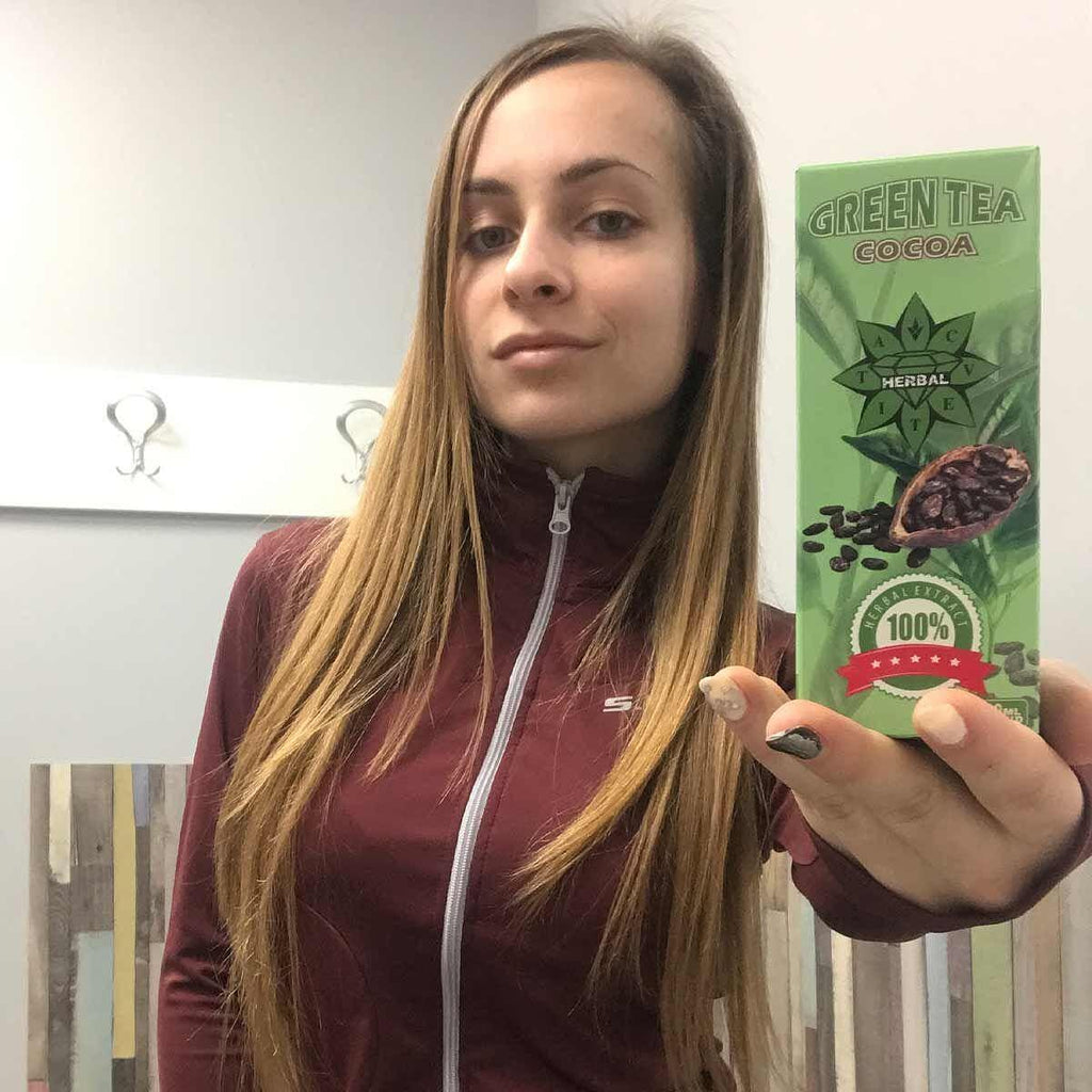 Green Tea + Cocoa - Green Tea με Cocoa 2 τεμάχια + Δώρο Ten/10 Cinnamon
